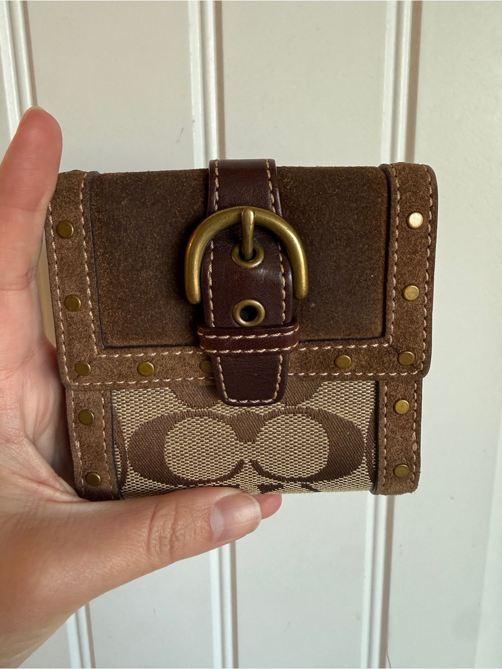 Coach Mini Soho Wallet with Rivets - Picture 2 of 9